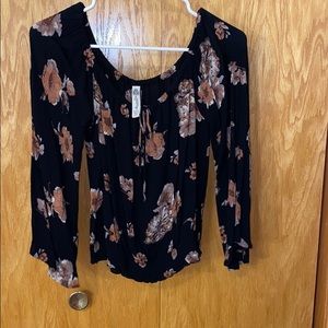 off the shoulder long sleeve